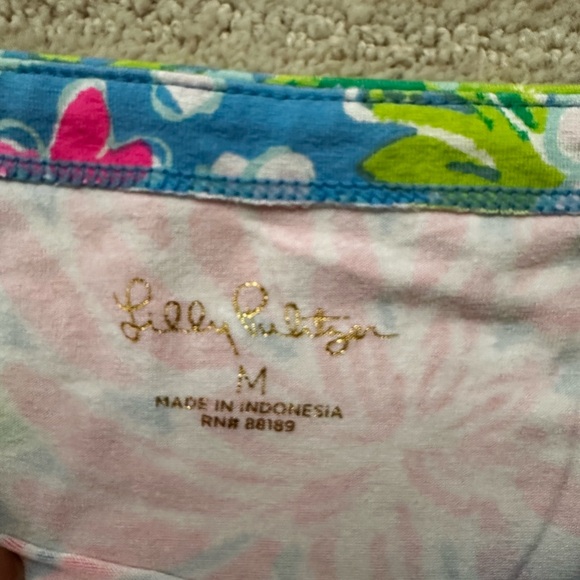 Lilly Pulitzer UPF 50+ Sophie Dress Zanizbar Blue Bunny Business Size Medium - Picture 12 of 16